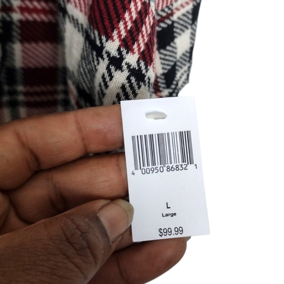 Mickey Walt Disney World Plaid Holiday Knit Sweater Spirit Jersey Unisex - Picture 9 of 9